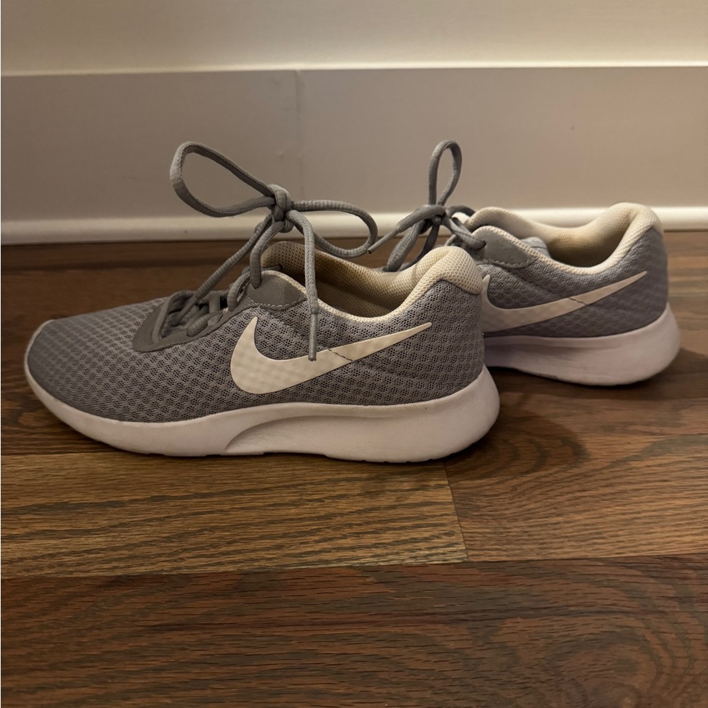 Nike Gray and Cream Athletic Shoes